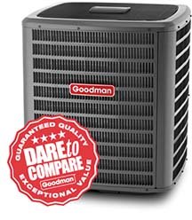 Goodman air
conditioning repair in Bucktown