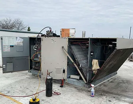 York commercial HVAC coil repair near
                              Chicago